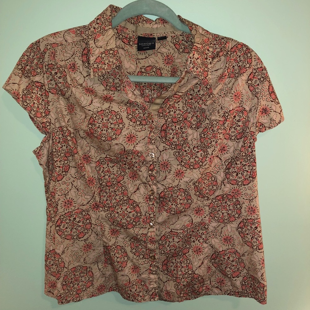 Patterned button up!